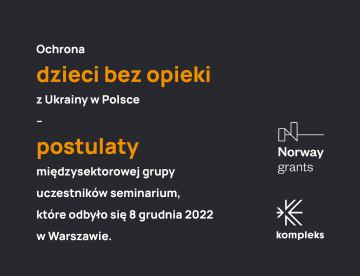 Protection of unaccompanied children from Ukraine in Poland