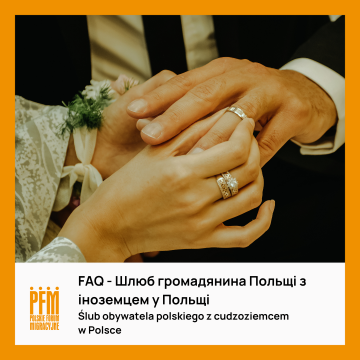 Ślub obywatela polskiego z cudzoziemcem w Polsce